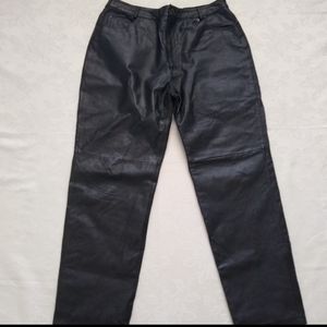 Bagatelle leather high waist pants trouser